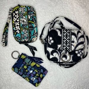 3 Piece Bundle Of Vera Bradley Wallets